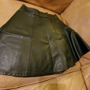 Leather skirt
